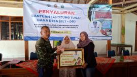 PENYALURAN BLT DANA DESA BULAN IX KALURAHAN PONJONG
